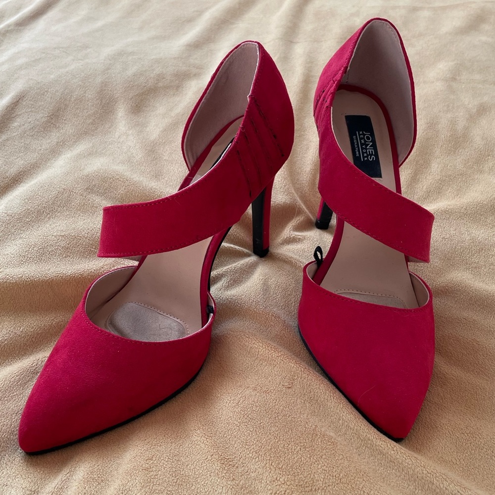 Asymmetrical Red Heels